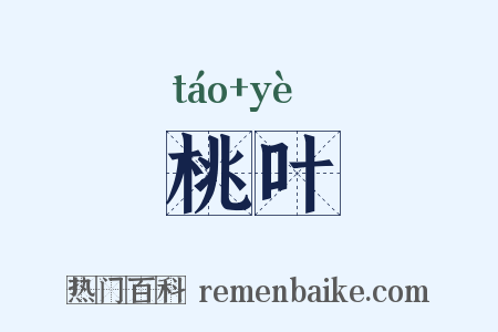 桃叶是什么意思的图片